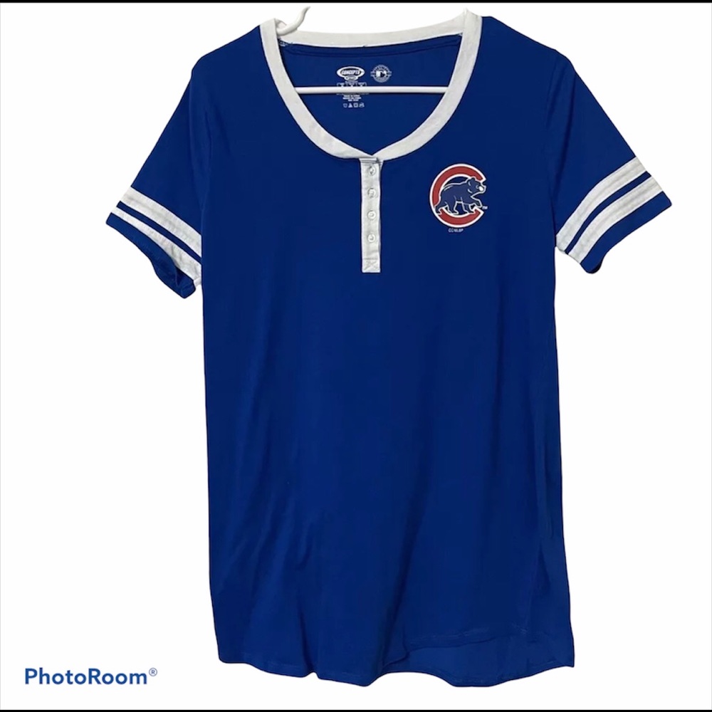 MLB Chicago Cubs Ladies Knit Nightshirt Large NIP